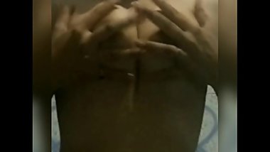 Pressing my boobs and spreading my ass!!!