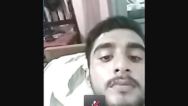 Indian boy showing his masturbation through cam
