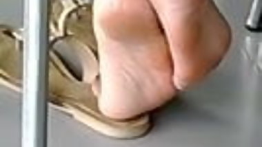 Candid indian Feet