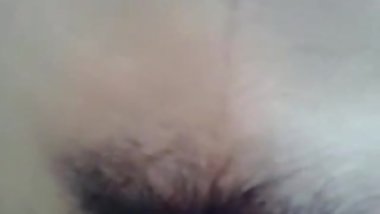 Close-up POV video of Indian GF fucked in hairy cunt