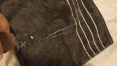 Big Cumshot from Brown Cock