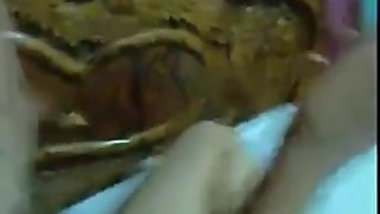 Cheating Slim Indian Wife Fucks Another Man While On Phone