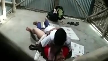 indian teacher makes love with student in missionary position