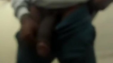 Enormous Twelve Inch Telingana Black Snake pissing in South Indian Bathroom