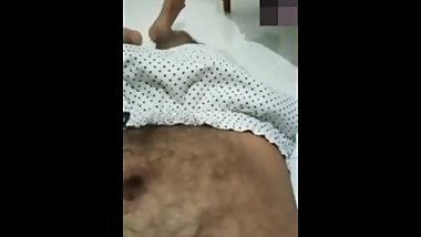 Indian beard hairy man jerk off