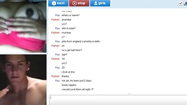 21. [Chatrandom] Indian girl cheating on bf for big dick