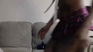 WMAF -Mindblowing Desi Indian teen sucks her White boyfriend's cock on cam.