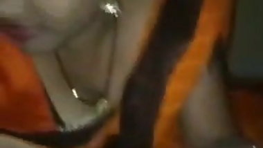 North Indian prostitute sucking customers cock