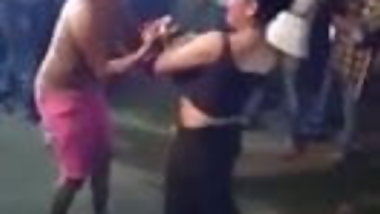 Amateur Public Striptease