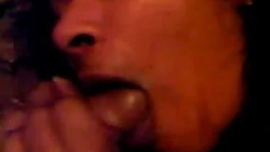 Smart Indian Aunty's Superb Blowjob and eat the CUM