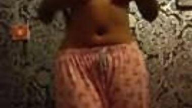 Cute indian girl stripping