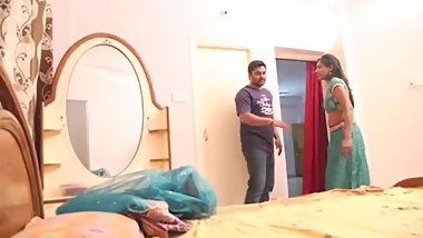 indian house Wife going to train his husband