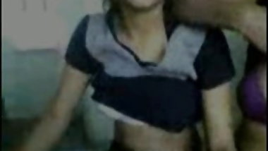 high on weed girls flashing