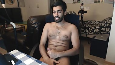 Hot hairy Indian cumshow