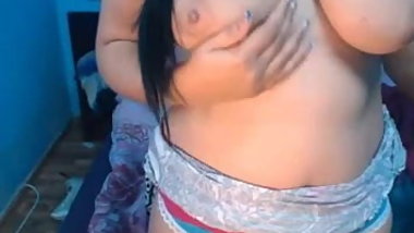 Indian girl with hairy pussy and big tits