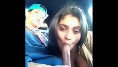 HOT INDIAN TEEN BLOW JOB IN CAR