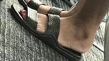 Candid Indian College Girla€™s Perfect Feet