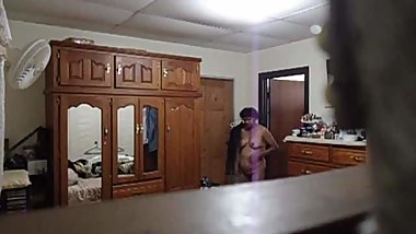 My Indian Aunty Zindra Drying After Shower