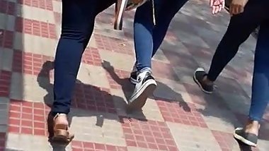 Indian Girl  Tight Jeans  Butt