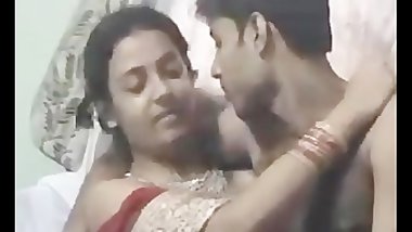 Lovely Indian girl making out with her man