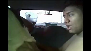 Indian couple fucking inside the car