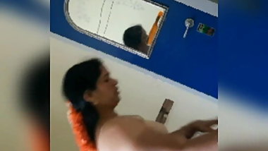 North Indian Ammulu bhabhi saree change