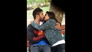 Very beautiful Indian girl outdoor suck n boob press