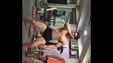 Hot Muscle Jaat boys dancing in the gym