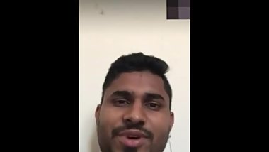 Indian man jerk off big black cock