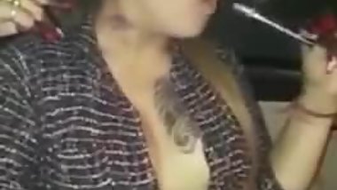 hot indian girl smoking