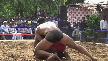 Indian Wrestler's hot ass