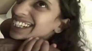 Cute Indian sucking cock