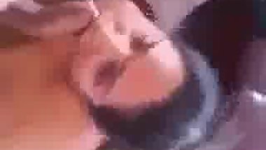 She gives nice blowjob