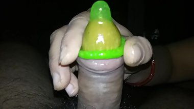 Handjob of wife