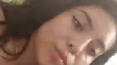 Indian girl showering