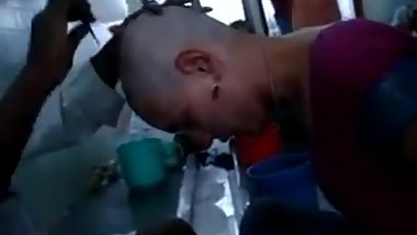 Indian headshave (mundan)