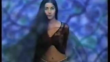 Black silk hairplay