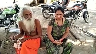 Baba with indian bhabhi