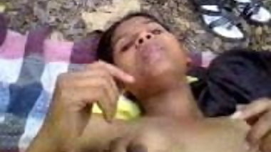 indian couple fucking in forest