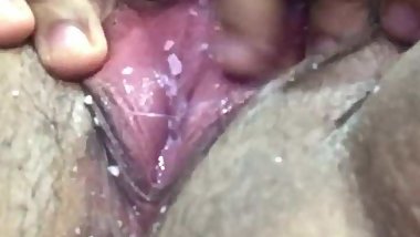 Hot Wax Play on Indian BBW Cunt Lips & Clit