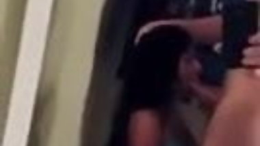 Petite Indian Sucks On White Boyfriend's Cock & Swallows