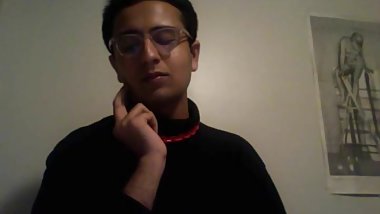 horny boy takes a jouyride in his bedroom