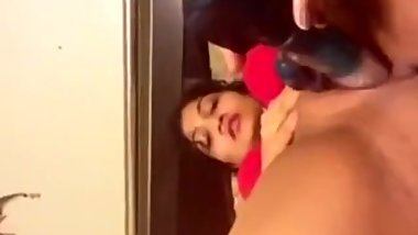 Desi beauty with dildo