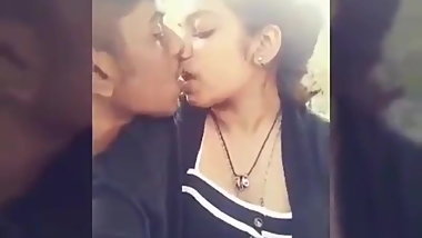 Indian girl kiss first time