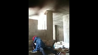 Desi Amateur Hijabi Teen fucking at construction site