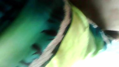 Satin Silk Saree Aunty