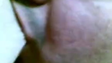 Indian guy sucking wifes tits