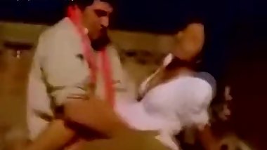 telugu villian satyaraj kissing and fucking a whore on top of lorry