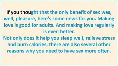 Sex Everyday! Immune Sys