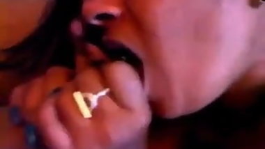 Indian sucker eating cum